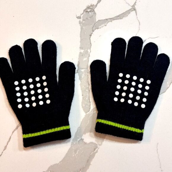 Beetle Juice | Youth Unisex Black White Green Hat and Glove Set - Picture 10 of 11